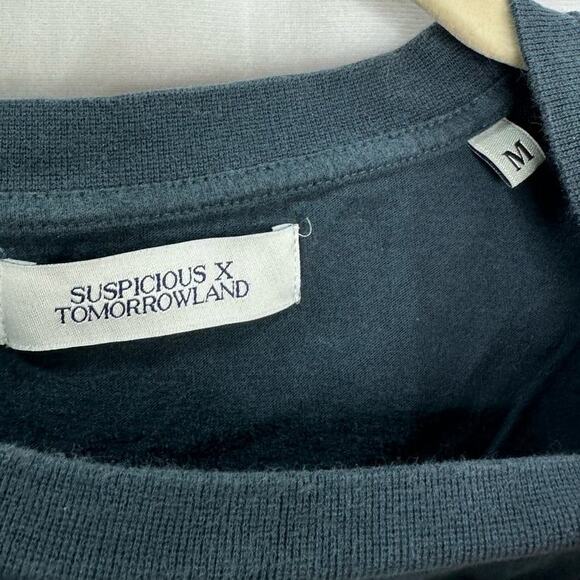 Tomorrowland x Suspicious Antwerp Oversized Tee – Navy Blue – Size Medium - Picture 8 of 8